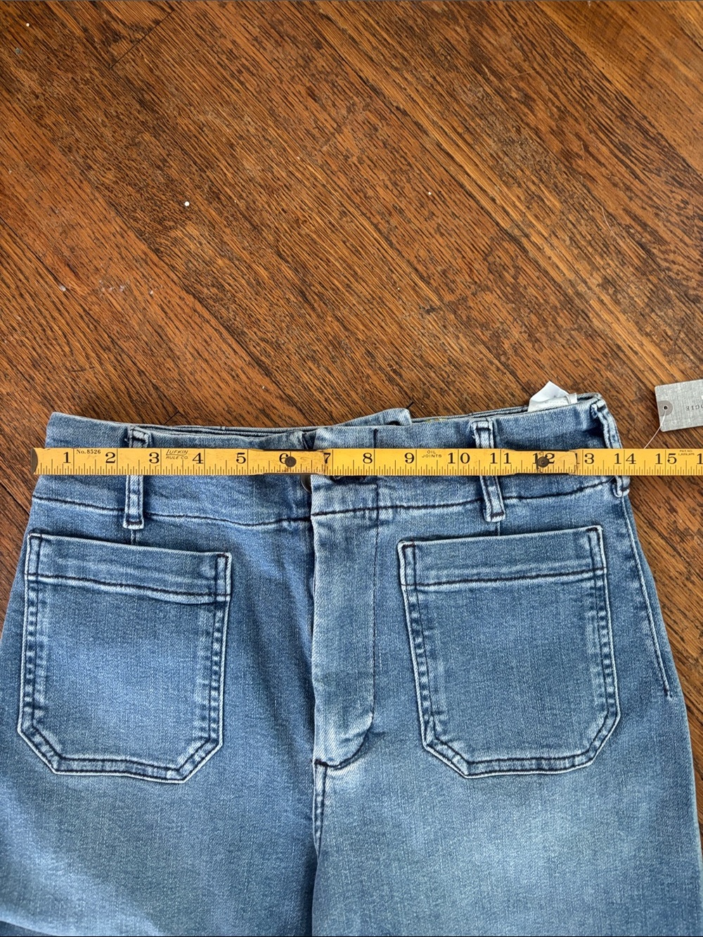 Maeve Blue Cropped Wide-Leg Jeans - Picture 9 of 9